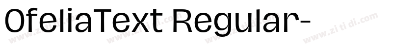 0feliaText Regular字体转换